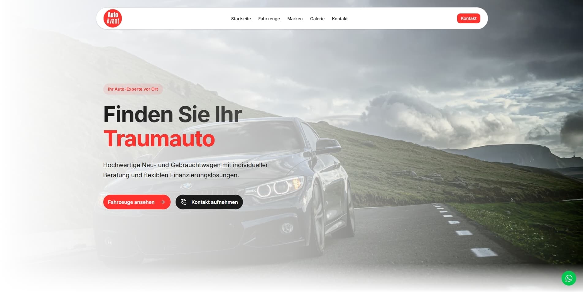 AutoAvant Website Screenshot